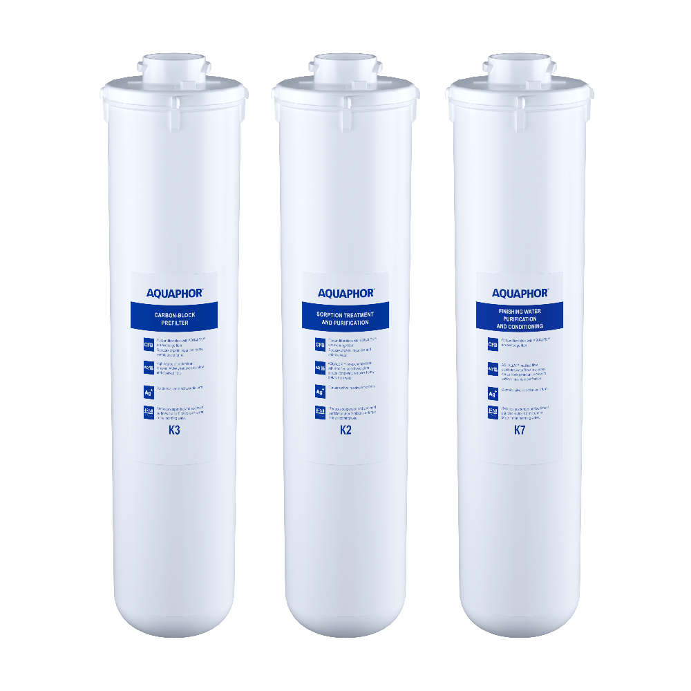 Aquaphor Crystal replacement set with K3, K2 and K7 cartridges
