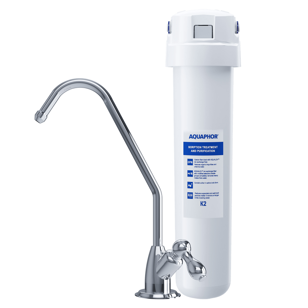 Aquaphor Crystal Solo under-sink filter with its tap