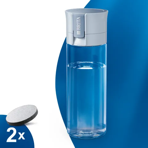 BRITA Vital 600 ml water filter bottle in blue
