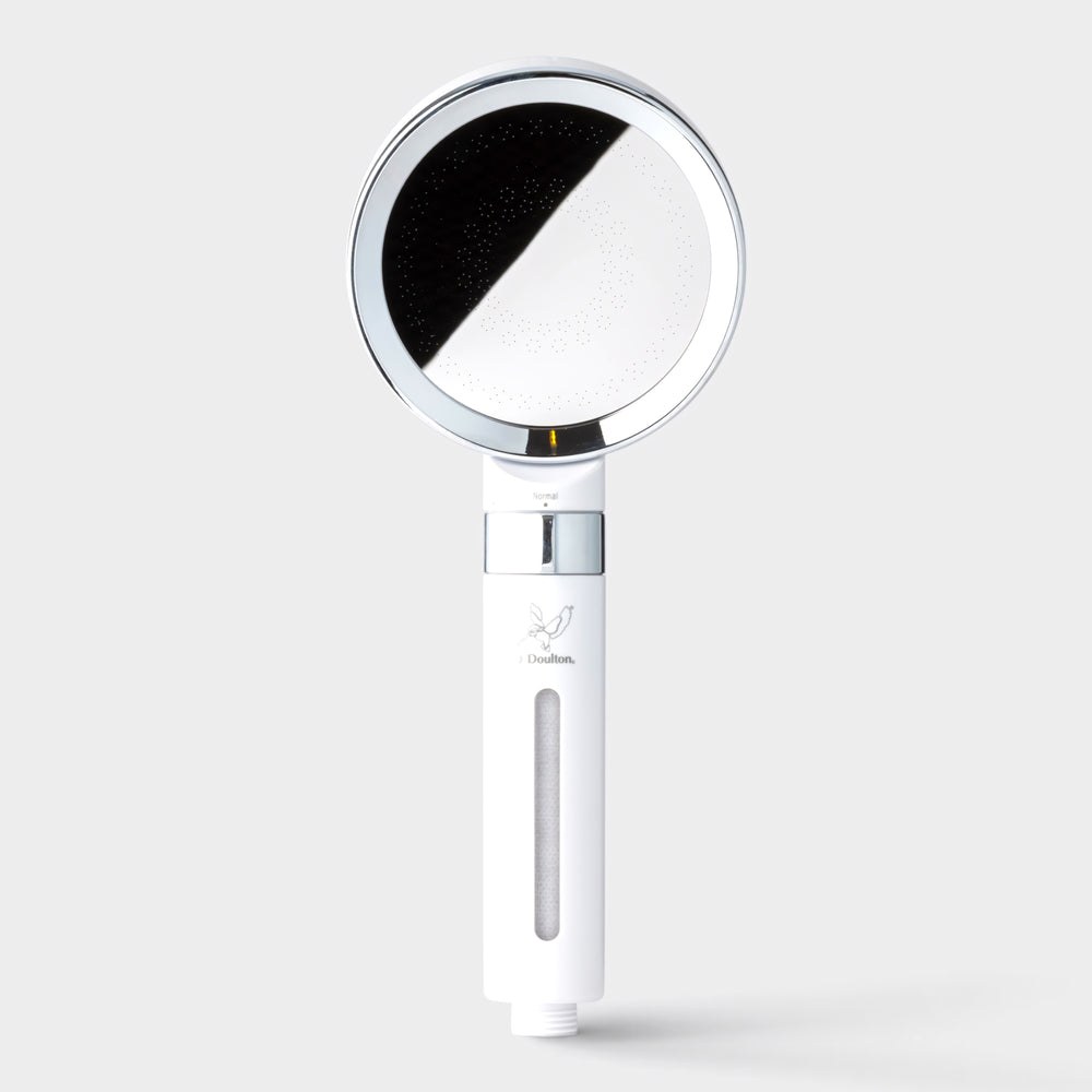 White Doulton filtered handheld shower head