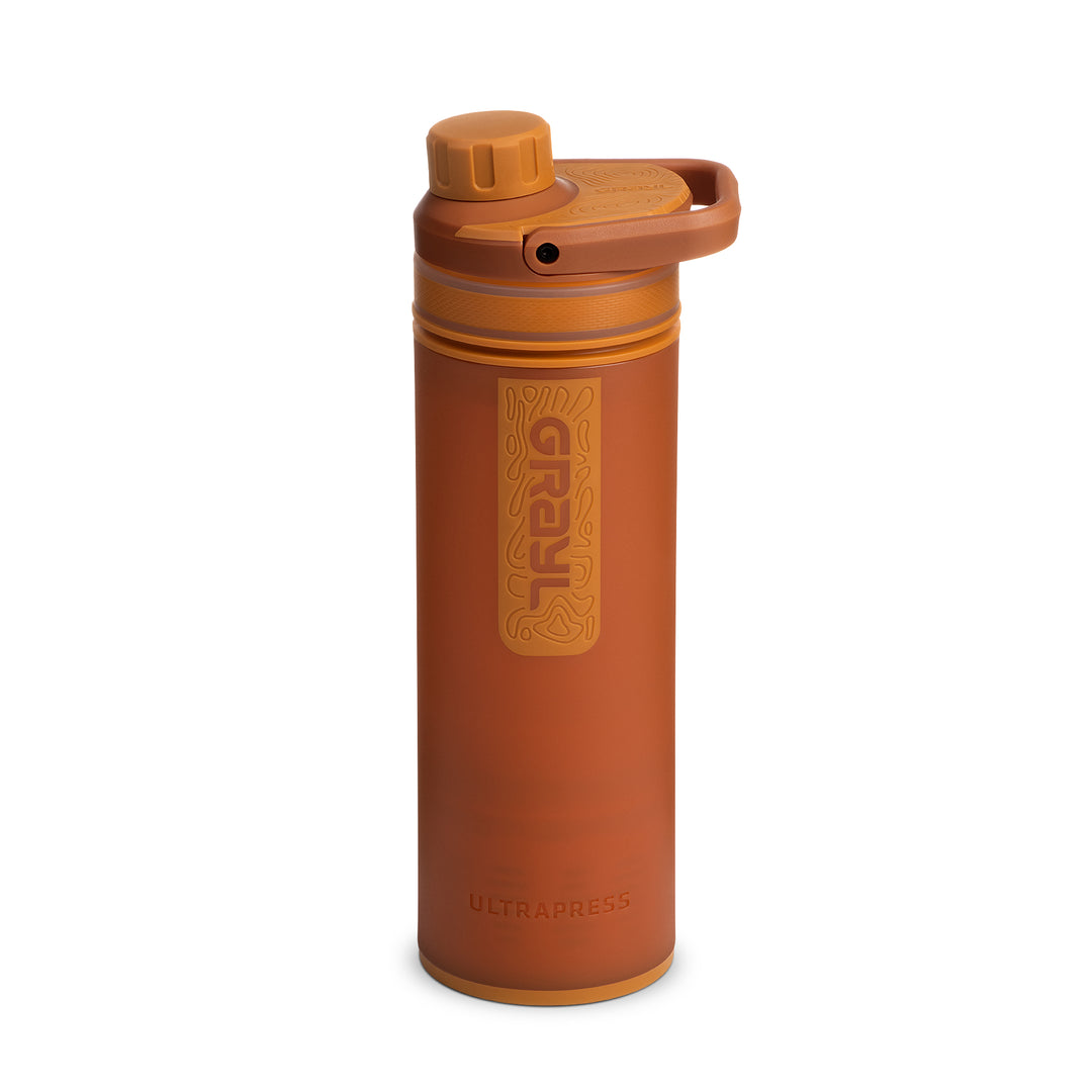 GRAYL UltraPress 500 ml purifier bottle in Mojave Redrock